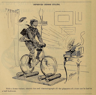 Illustration for article titled I Really Want This 19th Century VR Cycling Simulator to be Real